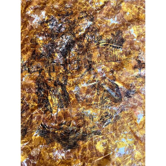 Vintage Silk Scarf to Commemorate the French Revolution - Picture 6 of 6